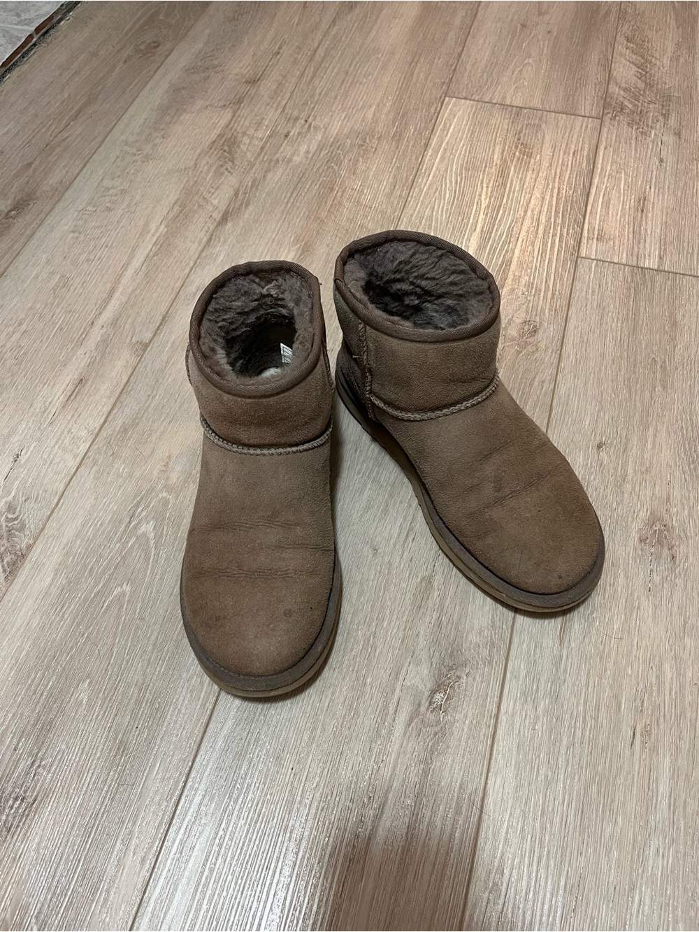 Ugg Mini II Cozy Ankle Winter Boots - Brown